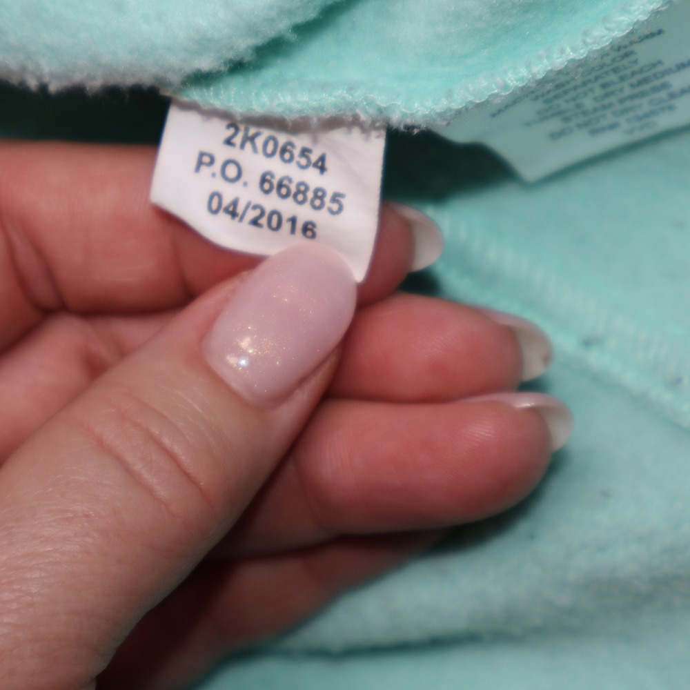 Vineyard Vines Womens Large Mint Green Quarter Zip Fleece Pullover Whale Logo - Picture 8 of 11